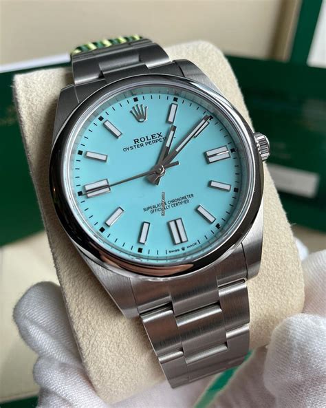 rolex tiffany blue price|rolex tiffany blue 41 price.